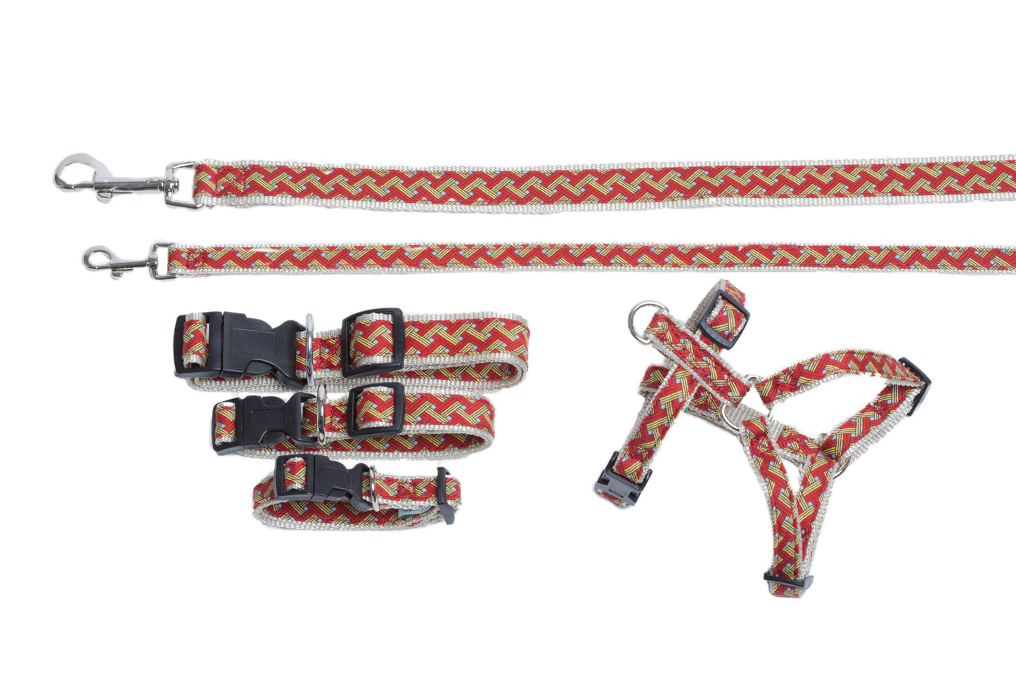 CS Designer Collection - Dog Collars, Harnesses, & Leads - Orange Tuscan
