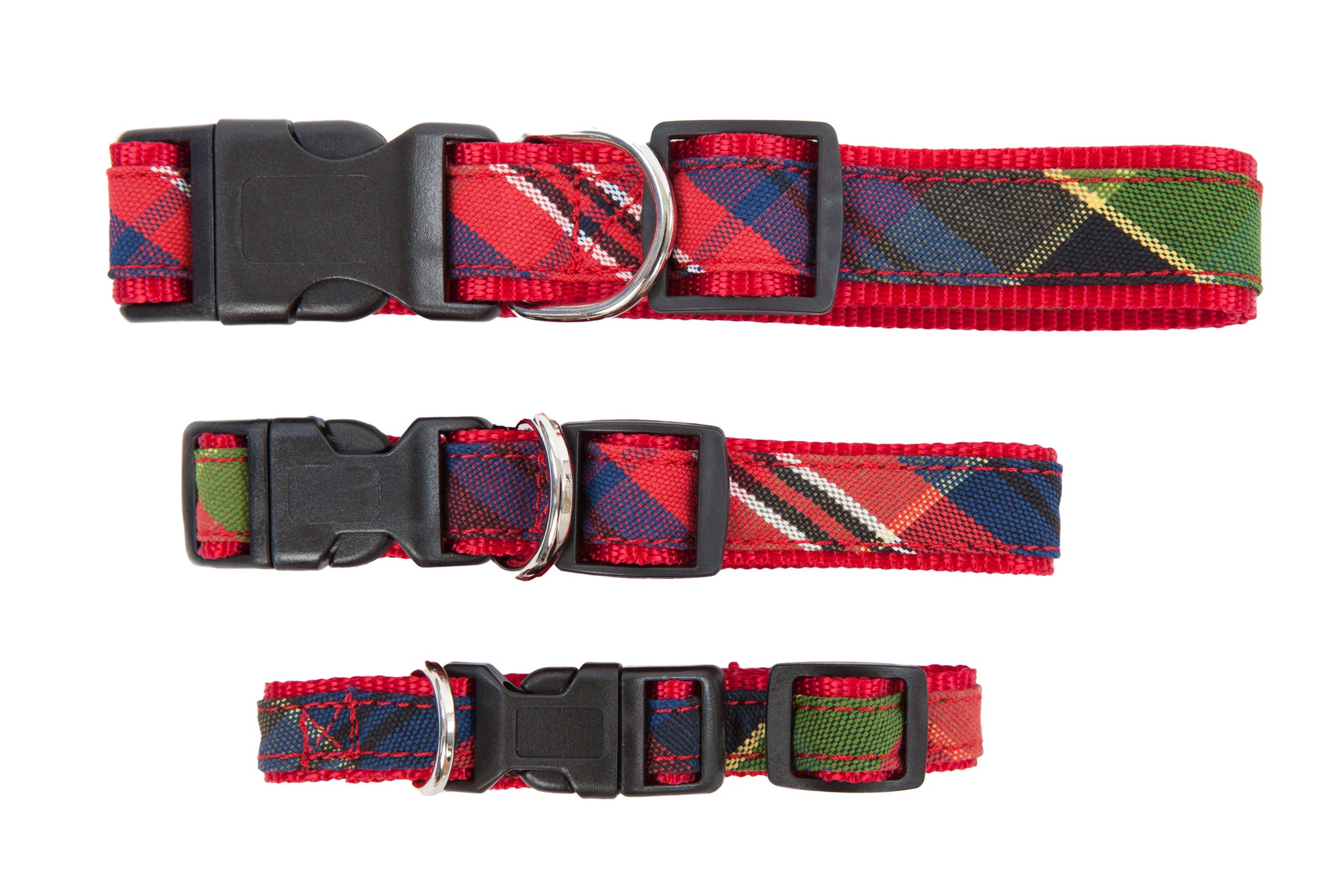 Signature Collection - Dog Collars, Harnesses, Leads - Red & Green Tartan