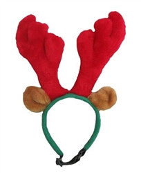 Holiday Antler - Dog Headband - Holiday Dog Hat
