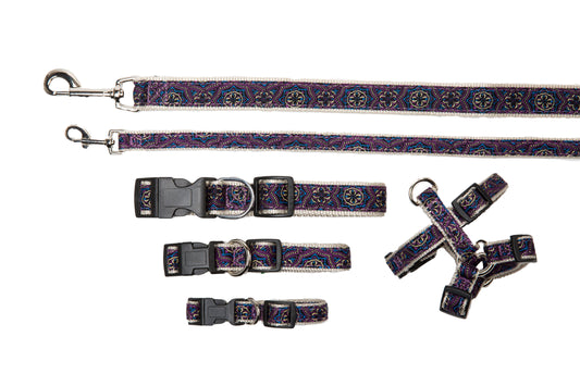 CS Designer Collection - Dog Collars, Harnesses & Leads - San Marco Purple