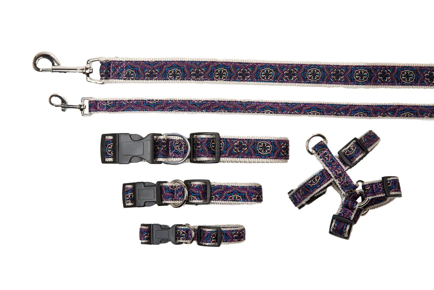 Designer Collection - Dog Collars, Harnesses & Leads - San Marco Purple