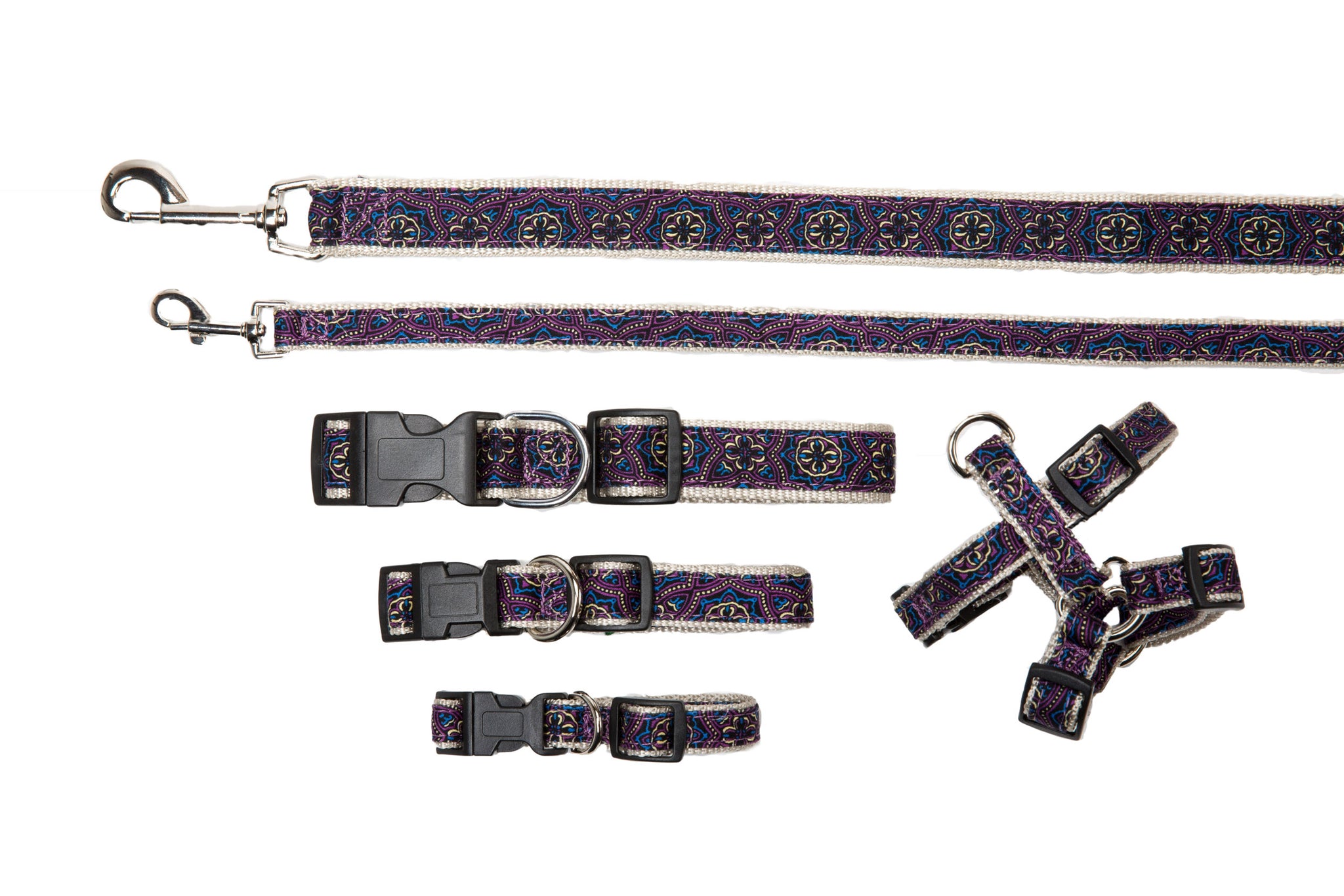 Signature Collection - Dog Collars, Harnesses & Leads - San Marco Purple
