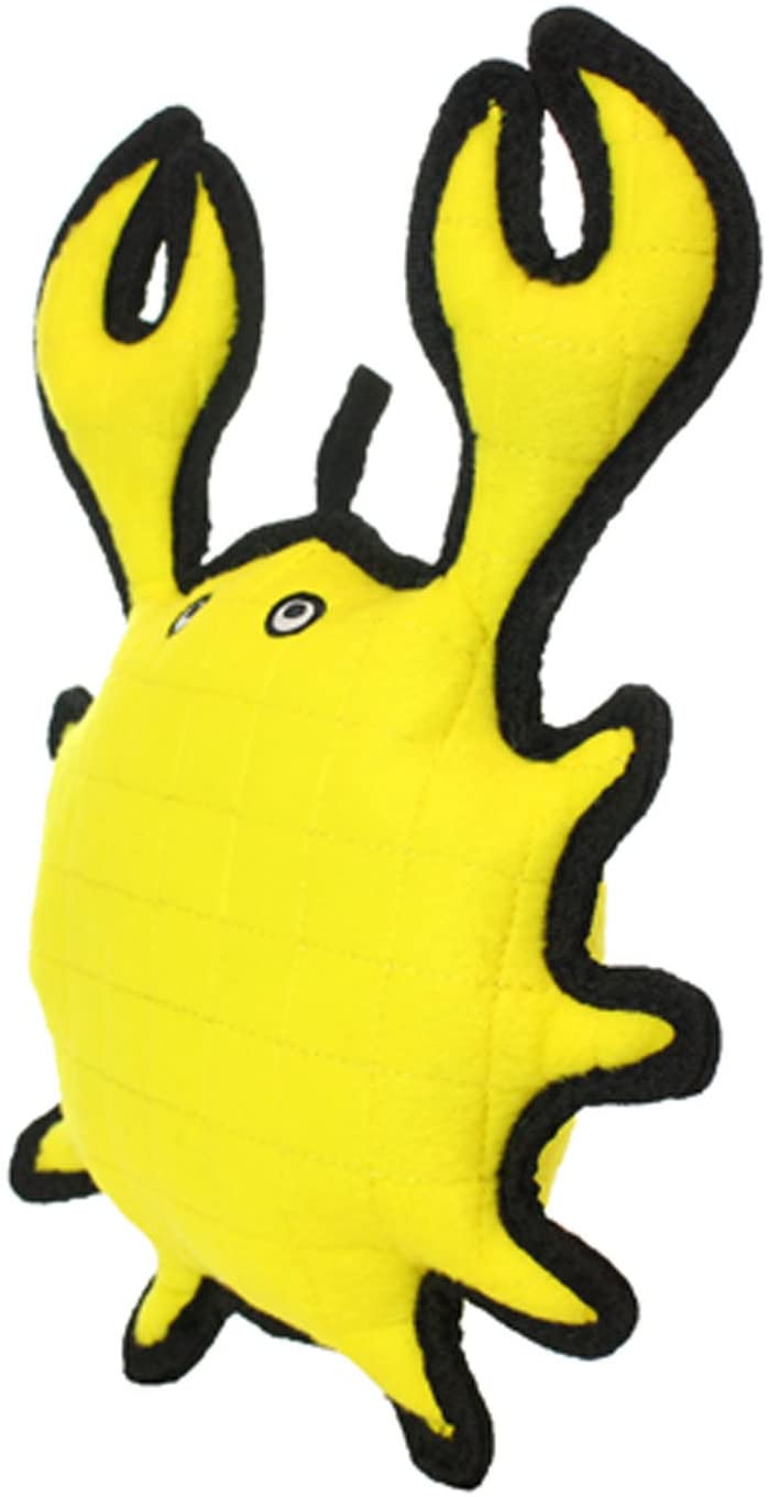 Sea Animal - Tuff Durable Yellow Crab -  Dog Toy