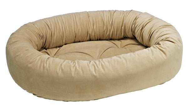 Microvelvet - Donut Bed - Almond - Dog Bed