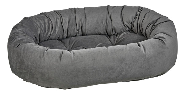 Microvelvet - Donut Bed - Ash Eurovelvet - Dog Bed