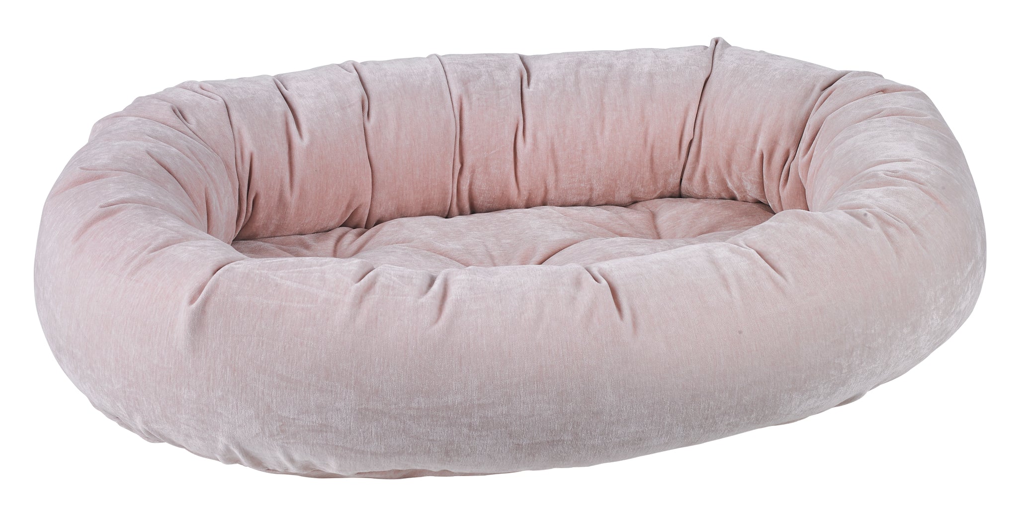Microvelvet - Donut Bed - Blush - Dog Bed