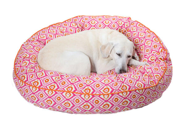 Canine Styles - Moroccan Pink - Nesting Bed - Dog Bed
