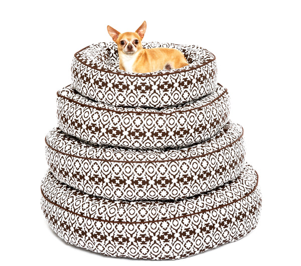 Canine Styles - Cotton Canvas - Brown Watermill - Dog Bed