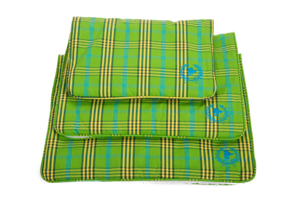 Canine Styles - Crate Mat - Signature Green Plaid