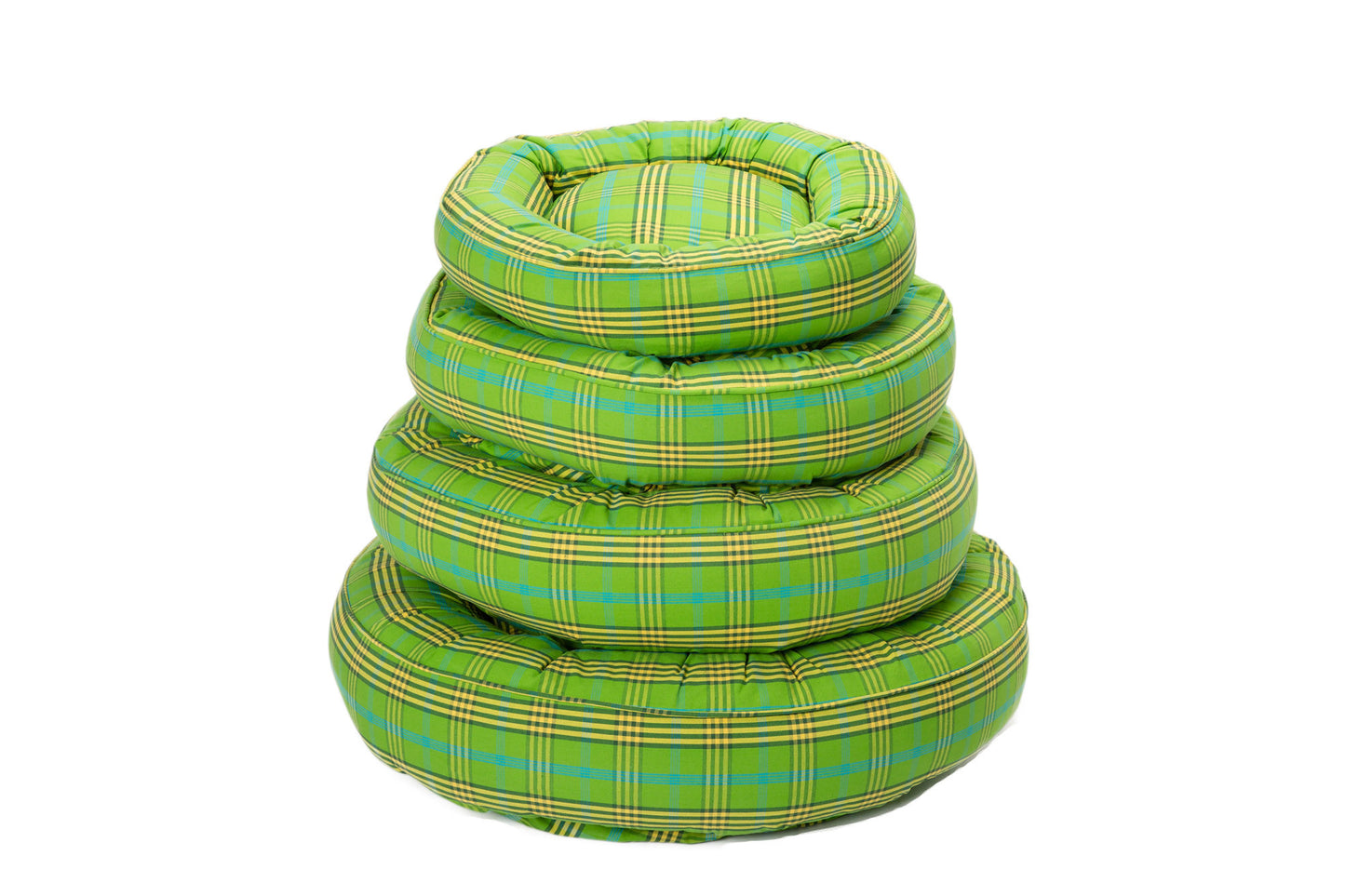 Canine Styles - Cotton Canvas - Signature Green Plaid - Dog Bed