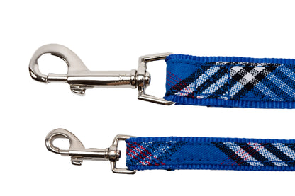 Plaid Signature Collection - Dog Collars, Harnesses & Leads - Blue Plaid