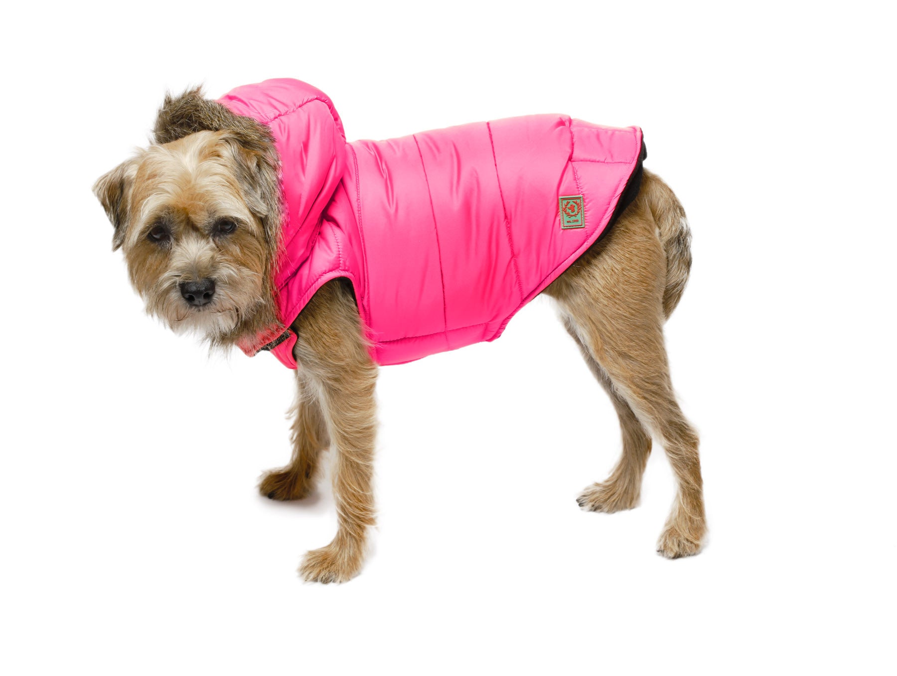 Hooded Parka, Pink, Red, Orange, Brown Aspen Collection – Canine