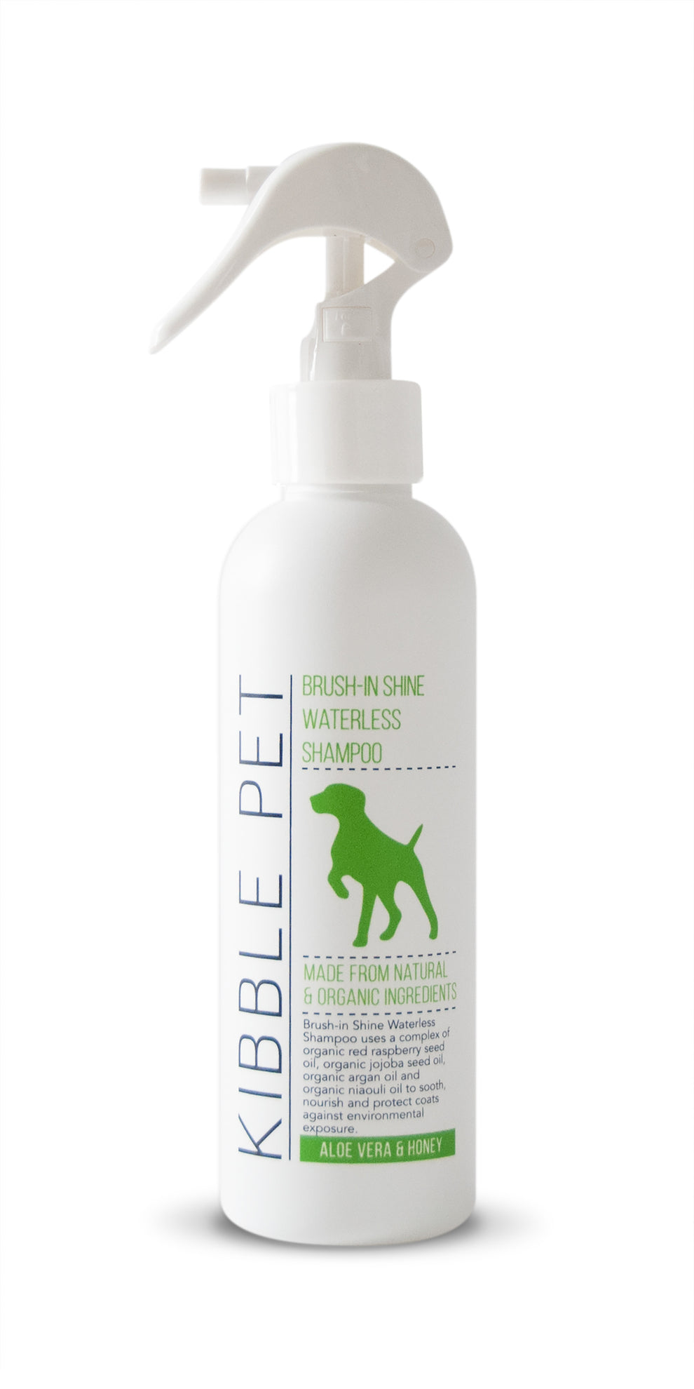kibble Aloe Vera & Honey Waterless Shampoo Leave In Brush in Shi