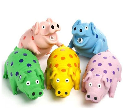 Dog Toy - Latex Pig that Oinks Toy - 2 Sizes