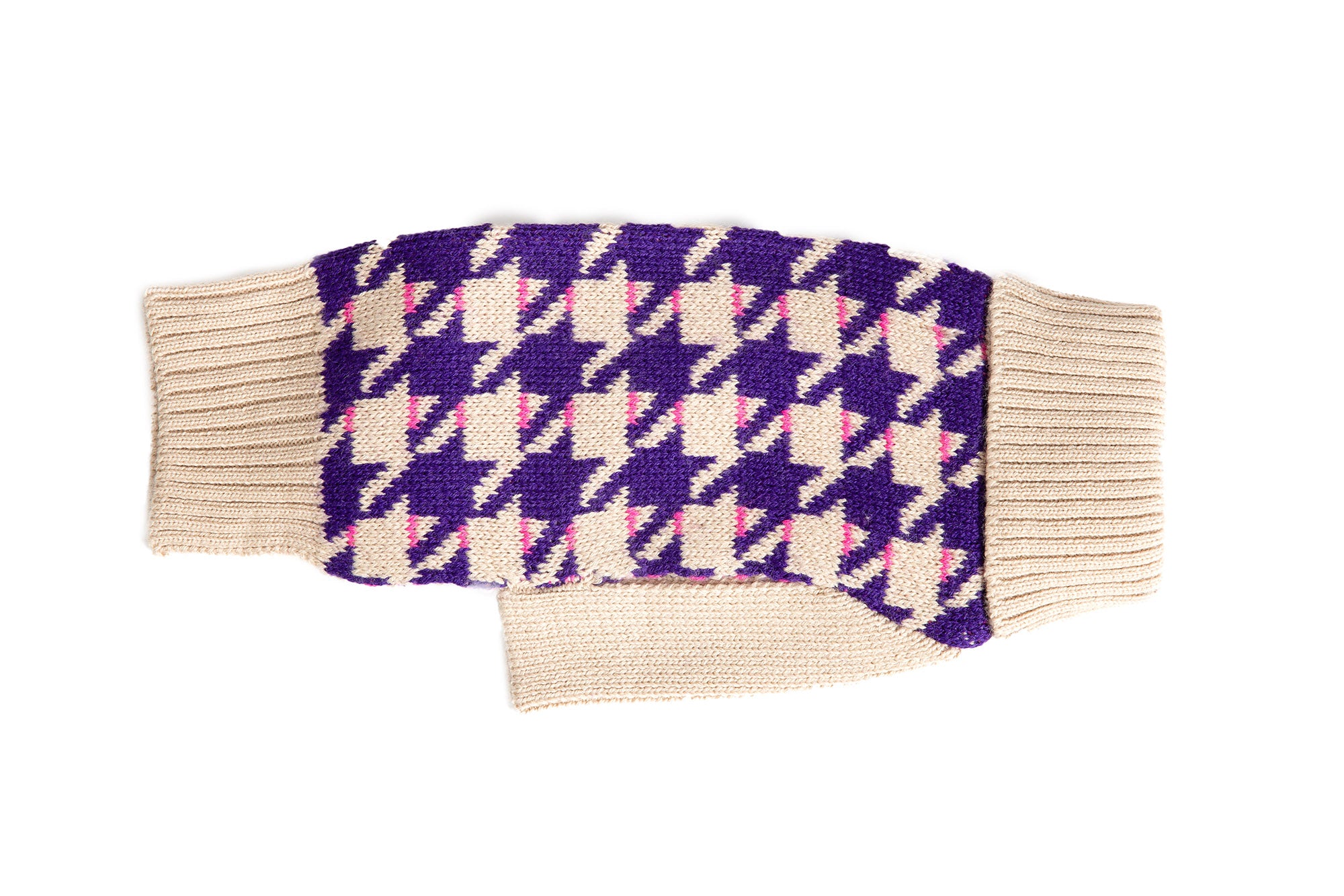 Herringbone His & Hers Wool Dog Sweater -  2 Color Options - Small & Large Dogs