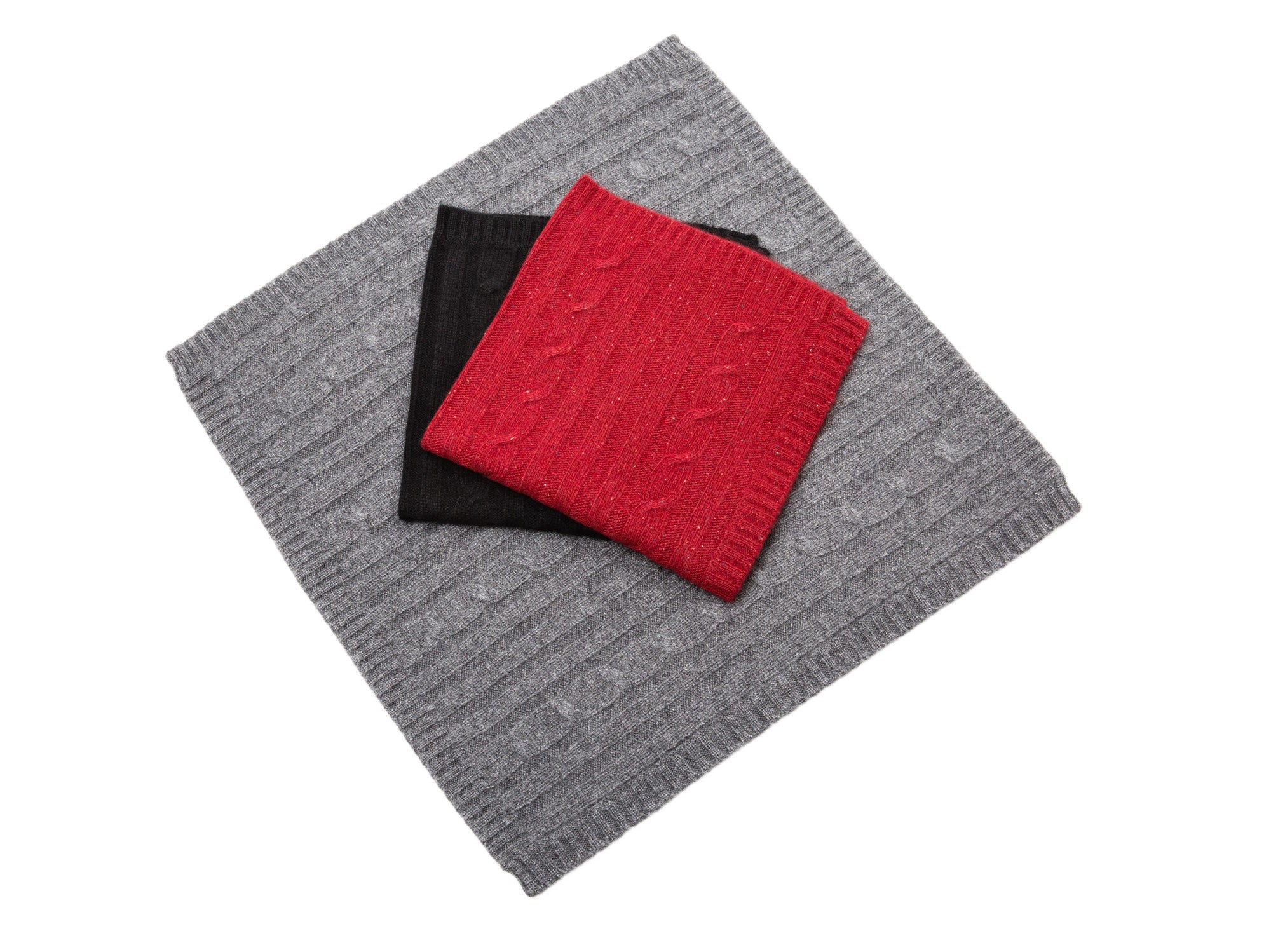 Cashmere Blanket - Gray, Black, or Burgundy - Canine Styles - 3 Color Options