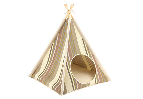 Canvas Dog Teepee - 4 Color Options