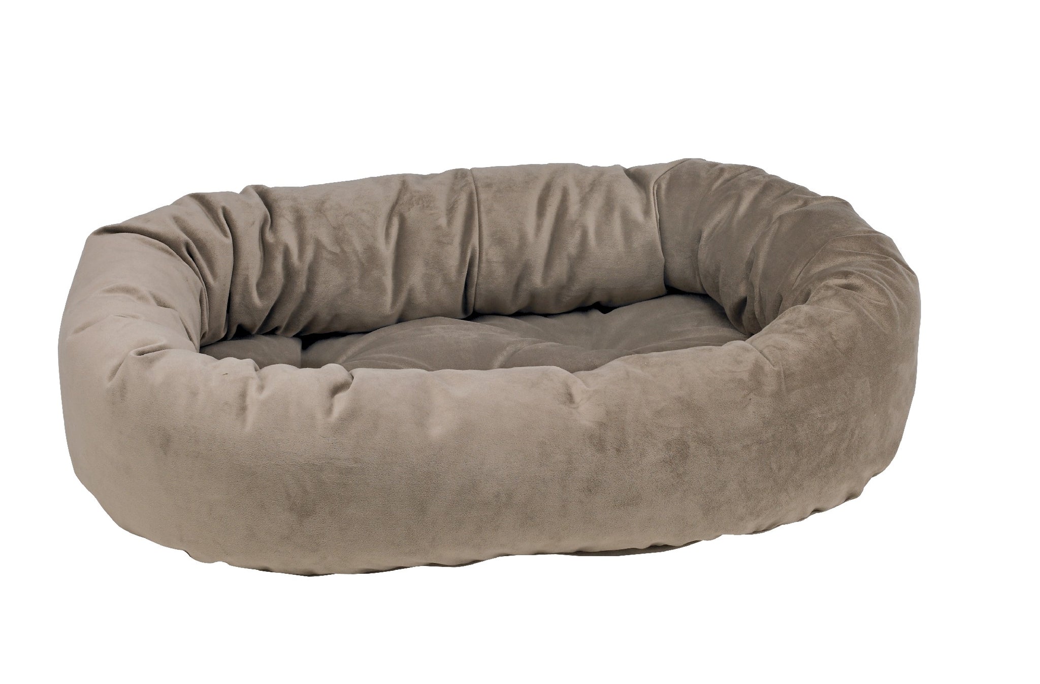Microvelvet - Donut Bed - Pebble - Dog Bed