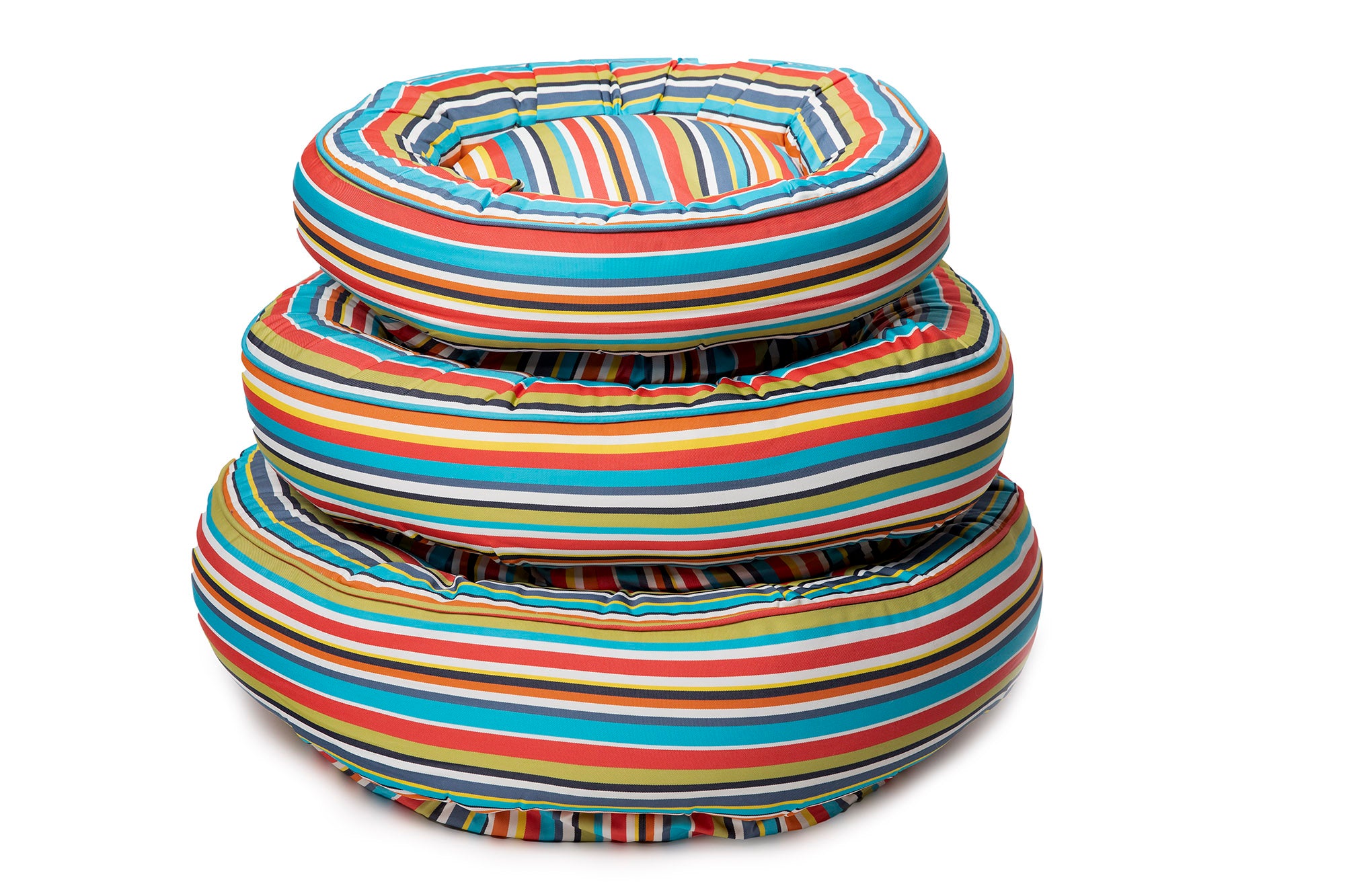 Canine Styles - Cotton Canvas - Reef Stripe - Dog Bed