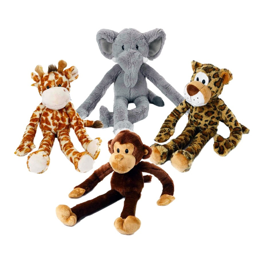 Safari Toys | Squeaker Toy | Dog Toy | Plush Dog Toy | 4 Options