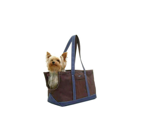 Fall Winter Canvas Zippered Dog Carrier - 4 Color Options