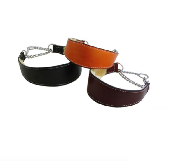 Dog Collar - Training Collar - Martingale Collar - Shearling Lining - 4 Color Options