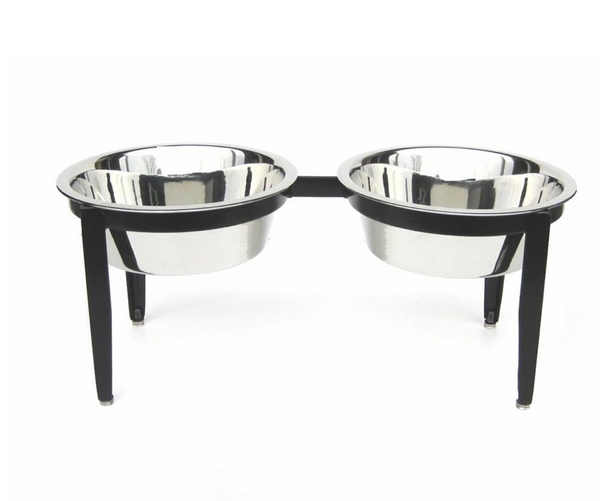 Double Diner Vision - Dog Feeder - Dog Bowl - 2 Color Options