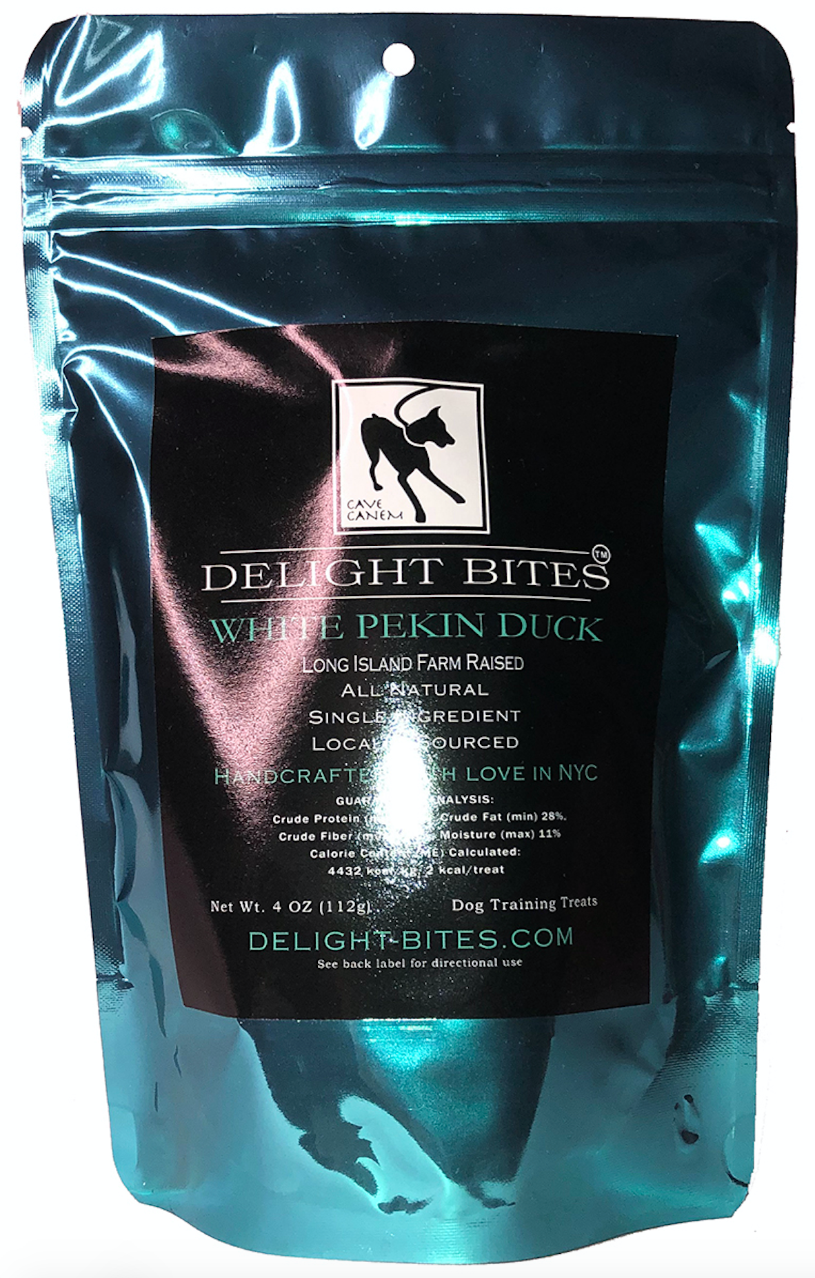 Single Ingredient - White Pekin Duck Delight Bites - Dog Treat- USA