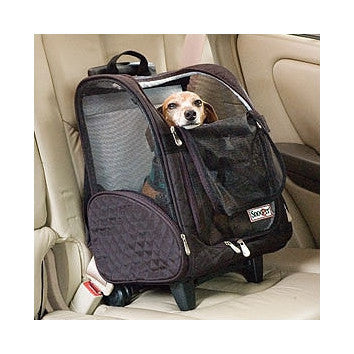 Travel Dog Snoozer - Nylon, See Through Bag, On Wheels, 2 Sizes