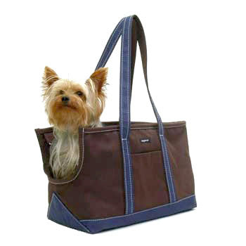 Fall Winter Canvas Zippered Dog Carrier - 4 Color Options