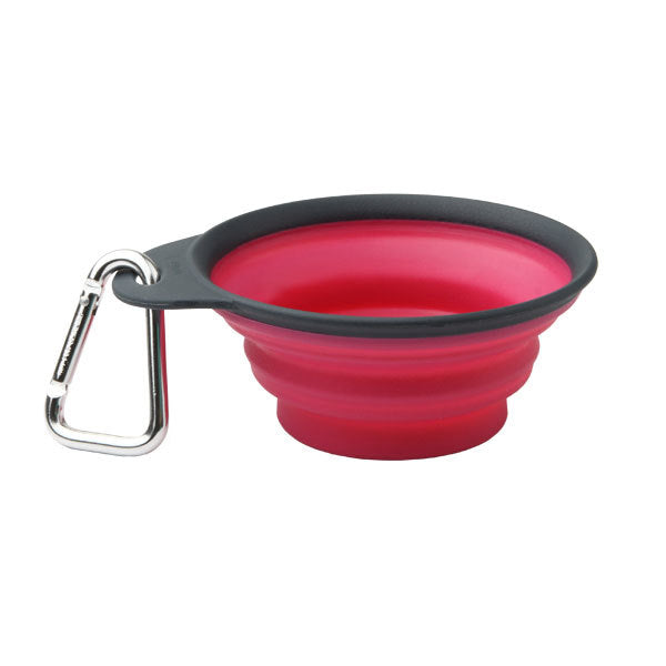 Dog Bowl - Rubber Travel Bowl - 3 Color Options - 2 Sizes